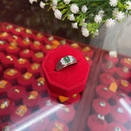 CINCIN PERAK BATU ZAMRUD ASLI