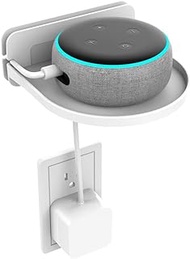 ZahoTse ZH01 for Google nest WiFi / TP-LINK ON HUB Wall Mount Holder Google Nest WiFi / TP-LINK ON HUB Stand, Storage Cable Speaker Accessories Rack (White, 2 Pieces)