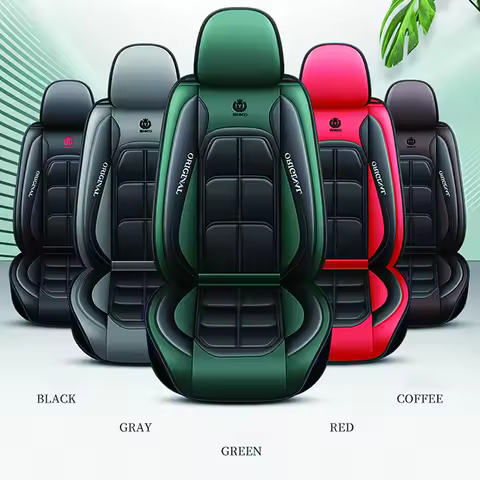 Anti-Slip PU Leather Universal Car Seat Covers For BMW F31 X3 E83 F25 E90 E39 F11 F10 X1 F48 E84 Aut