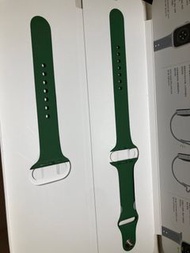Apple Watch 三葉草 綠色 星巴克綠 42/44/45 ultra 可用 原廠 矽膠 錶帶 二手