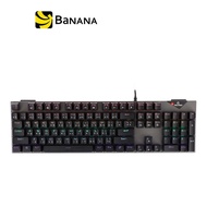 คีย์บอร์ดเกมมิ่ง TECHPRO Gaming Keyboard Mechanical FV-Q301 Black by Banana IT