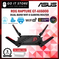 ASUS ROG Rapture GT-AX6000 WiFi 6 Gaming Router Dual-Band Wireless Dual 2.5G Ports 2.0Ghz Quad Core 