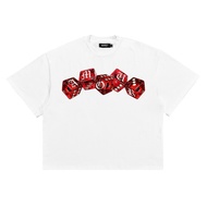 HRX | Heavyweight 16s Boxy Fit Foam T-Shirt ‘AMOUR DICE Boxy Oversize/