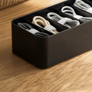 DORAMAMI Cable Storage Box 5-slot Storage Box Cable Organizer