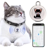 Cat Collar With Tracker Penjejak GPS Kolar Kucing Anjing Baharu Bluetooth Anti Hilang Pencari Haiwan