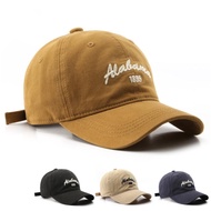Fashion Alabama Cotton Baseball Cap Vintage Men Women Retro Sports Outdoor Casual Sun Hat