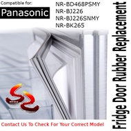 Panasonic Refrigerator Fridge Door Seal Gasket Rubber Replacement part NR-BD468PSMY NR-BJ226 NR-BJ22