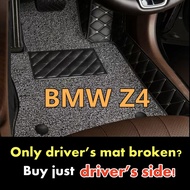 (In Stock)  BMW Z4  G29  E89 E85 Single Driver's Side Double-Layer  Floor Mat Single Seat Car Carpet