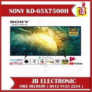 SONY BRAVIA KD-65X7500H Br0H Inch 65 Uhd 4K Smart Android Led Tv 65X75