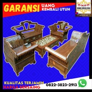 Set kursi tamu madura 3211 kayu jati asli mebel meubel furniture jepara harga promo set minimalis ru