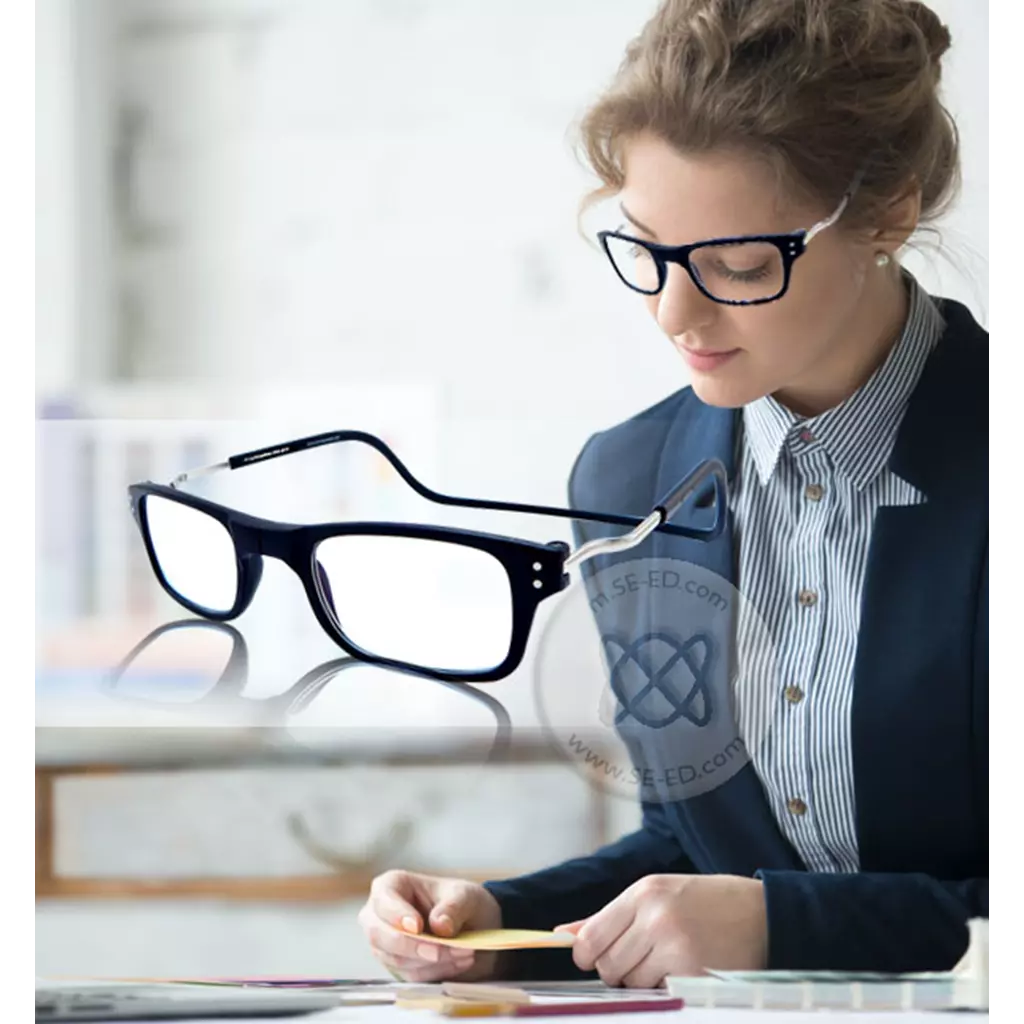 LEON : แว่นสายตายาวคล้องคอ MAGNETIC +2.50