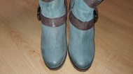 二手 義大利 手工 長靴 HANDMADE IN ITALY 女鞋尺寸:38