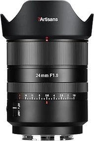 7artisans AutoFocus 24mm F1.8 Full Frame Lens,F1.8 Large Aperture,Support Automatic/Manual Compatibl