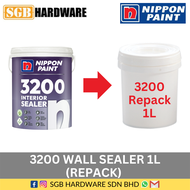 NIPPON 5400 UNDERCOAT PRIMER SEALER 1L / CAT UNDERCOAT DINDING RUMAH 5400 PACK SENDIRI 1L/ 3200 INTE