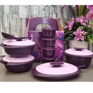 Tupperware Purple Royale Petit Serveware Set with Gift Box/ Serving Bowl (Purple Series)