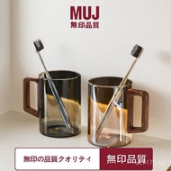 Hotel Couple Toothbrush Cup Japanese Style MUJ A Pair of Wash Mouth Cups with Handles, Brushing Cups