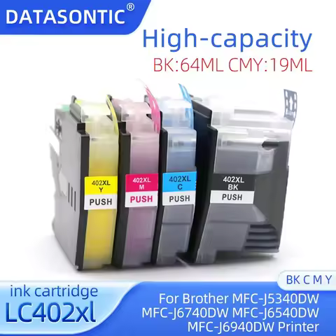 LC402 LC402XL ink cartridge For Brother MFC-J5340DW J6740DW J6540DW J6940DW Printer cartridges