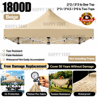 Canvas Only 6x6 8 x 8 10 x 10Ft Night Market Canopy 1200D Thickening Waterproof  folding canopy kanv