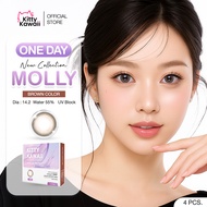 Kitty Kawaii 1Day Contact Lens : Oneday คอนแทคเลนส์รายวัน รุ่น Molly Brown