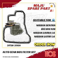 MSP NISSAN SENTRA N16 LIVINA 1.6 LATIO 1.6 AUTO TRANSMISSION FILTER SET 31728-31X01