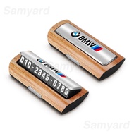 Car Temporary Parking Card Phone Number Card Plate Car Park Stop Accessories For BMW E84 E83 E70 F15