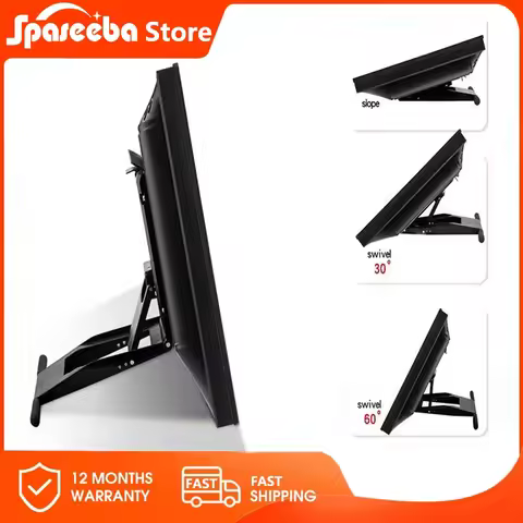 14-27'' LCD Monitor Base Bracket/Digital Graphics Tablet Display Stand/Folding Universal Holder for 
