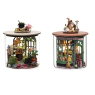 DIY Book Nook Kits for Adults - Wooden - 3D Puzzle Miniature House Kit for Collectors