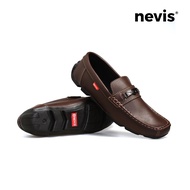 NEVIS MEN'S SHOES ORIGINAL LOFERS SHOES CASUAL SLIP-ON SHOES BLACK FLAT SHOES