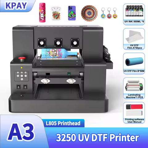 A3 UV Printer Impressora A3 XP600 UV Printer Printing Machine For Metal Wooden Plastic Direct Transf