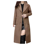 Long Coat Blazer Wanita Hangat Koreaan Style Musim Dingin Cewe