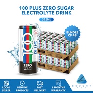 [Bundle of 48] 100 Plus Zero Sugar Electrolyte Drink 325ml – Hydration Boost, Energy Replenishment