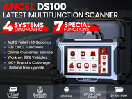 ANCEL DS300 OBD2 scanner เครื่องมือวินิจฉัยรถยนต์ระบบเต็ม เครื่องอ่านรหัส ECU Coding Bi-directional 