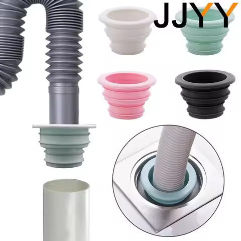 JJYY 1PC Sewer Seal Ring Kitchen Pipe Deodorant Sealing Plug Floor Drain Seal Washing Machine Drain 