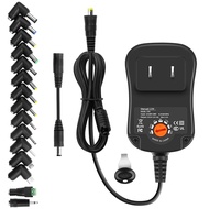 Universal Power Adapter Adjustable 12W AC/DC Power Supply AC 100-240V to DC 3-12V 3V 4.5V 6V 9V 12V 