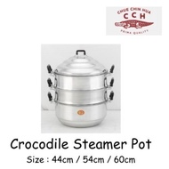 CCH Aluminium Steamer Pot 3 Layer Steam Pot / Periuk Kukus (44cm / 50cm / 54cm / 60cm)