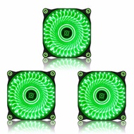 Tsunami Air Series AL-120 LED Lights Silent Edition 33X3 GREEN