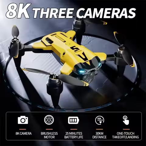 New M5 drone 4K professional high-definition dual camera 5G WiFi obstacle avoidance brushless motor 
