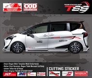 sticker mobil sienta sticker mobil toyota sienta sticker mobil sienta keren sticker motif variasi bo