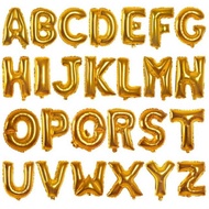 40cm Glossy Gold Letters and Letters Foil Balloon Party Decorations Birthday