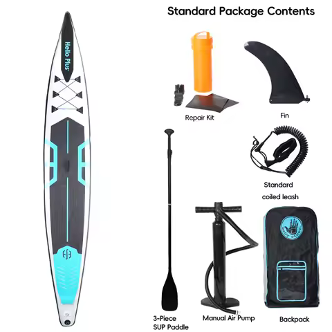 Hello Plus 427*58*15cm inflatable sup stand up paddle board inflatable surf surfboard fast racing sp