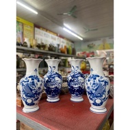 Pair of Water Hyacinth Lotus Fish 35p Bat Trang Ceramics