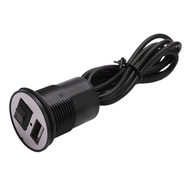12-24V Universal USB Charger Motorcycle Power Adapter Socket USB Charger Waterproof Auto Charger Adapter For Mobilephone