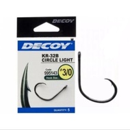 Decoy KR-32B Circle Light Hook (5/0, 4/0, 1, 2)