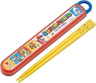 Skater ABS2AMAG-A Chopsticks 65.0 inches (165 cm), Chopsticks Case Set, Super Mario 23, For Kids, An