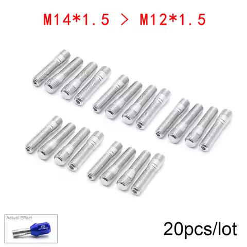 M12x1.25,M12x1.5,M14x1.25,M14x1.5 Extended Wheel Studs Conversion Tall Lug Bolts Screw Adapter Kit l