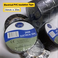 Tape / Electrical PVC Insulation Tape For Wire Wiring ( 24mm x 20m ) x 1 coil