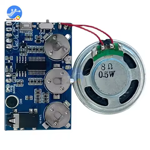 17 Minutes Sound Voice Audio Music Recordable Recorder Board Chip Programmable Music Module for Gree
