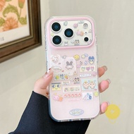 Casing For iPhone 17 Pro Max 16 15 TPU Phone Case Cover 手机壳 Aesthetic Korean Cute