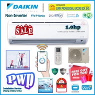 Daikin 1.0hp Non Inverter Air Conditioner FTV28PB & RV28PBV1M ((WiFi)) R32 Non-Inverter FTV-P Series