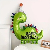 Large Green Dinosaur Foil Balloon For Kids Birthday Gift Dinosaur Party Decoration Supplies Dinosaur